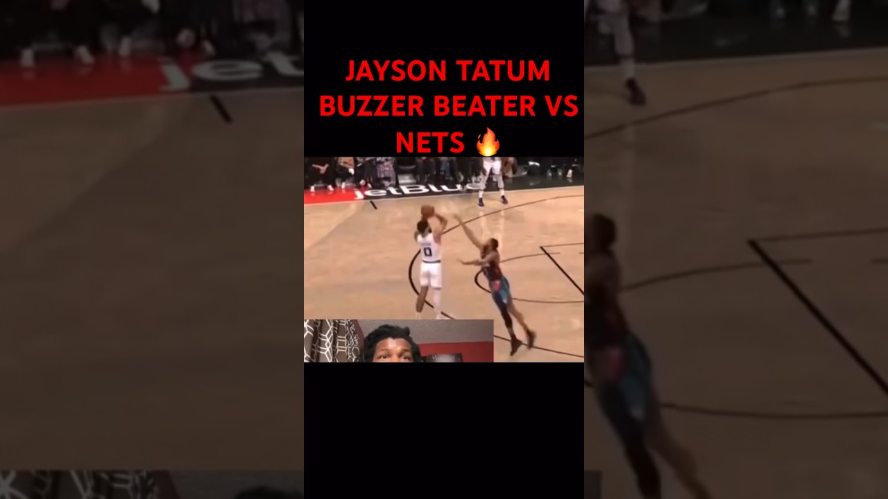 JAYSON TATUM BUZZER BEATER VS NETS 🔥 #jaysontatum #bostonceltics #celtics