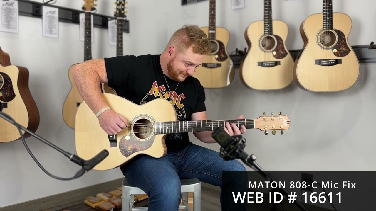 Maton Guitars 808 C Mic Fix #16611