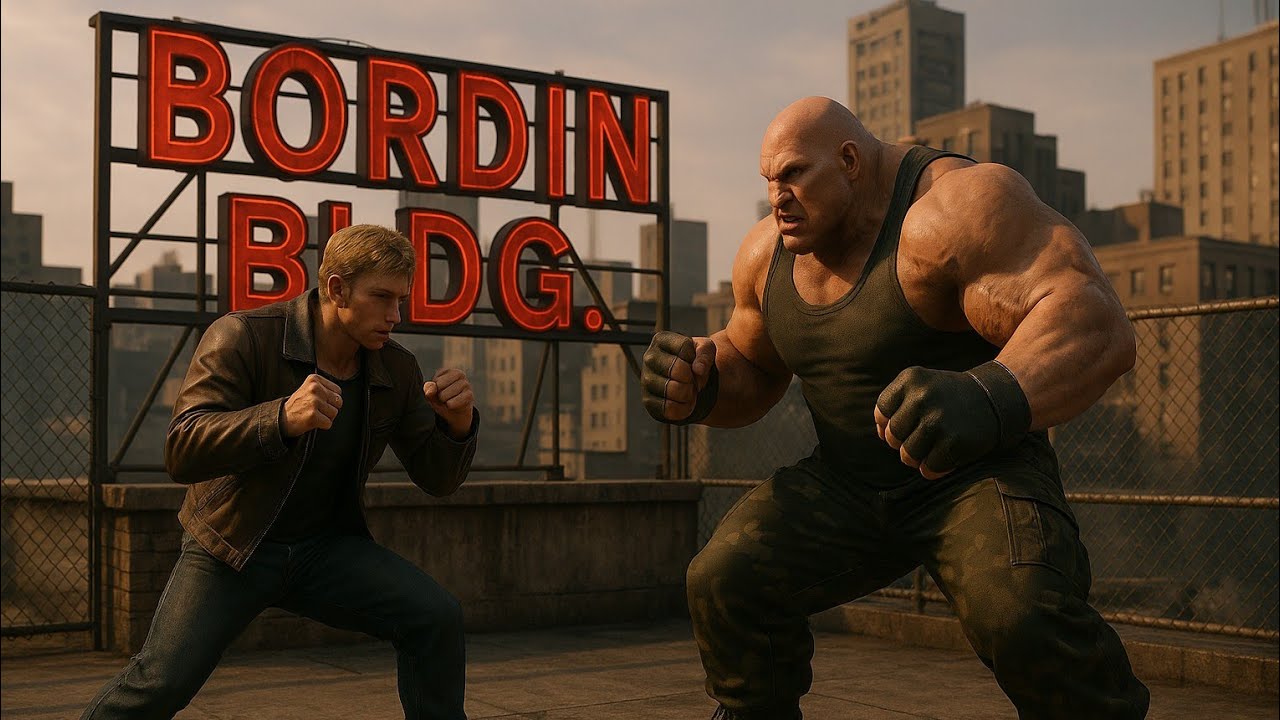GLEN vs GOLEM | Single battle ⚔️💪| 4K (60fps)  | Urban Reign | Ps2