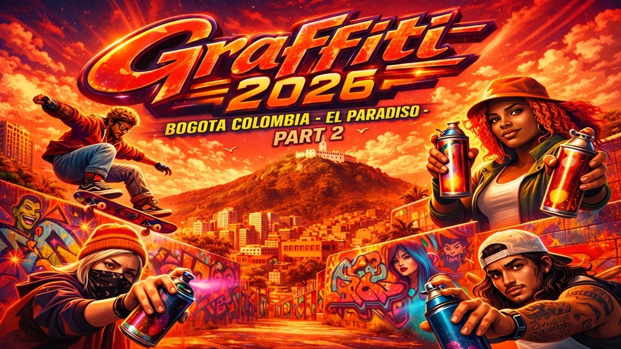 Bogota Colombia Graffiti 2026 part 2 #graffiti #graffitiart #colombia #bogota #bogotastreetart