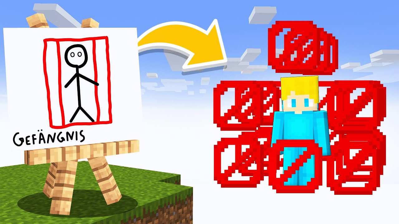 Dieses GEZEICHNETE Gefängnis brauchte 24 Stunden zur Flucht in Minecraft!