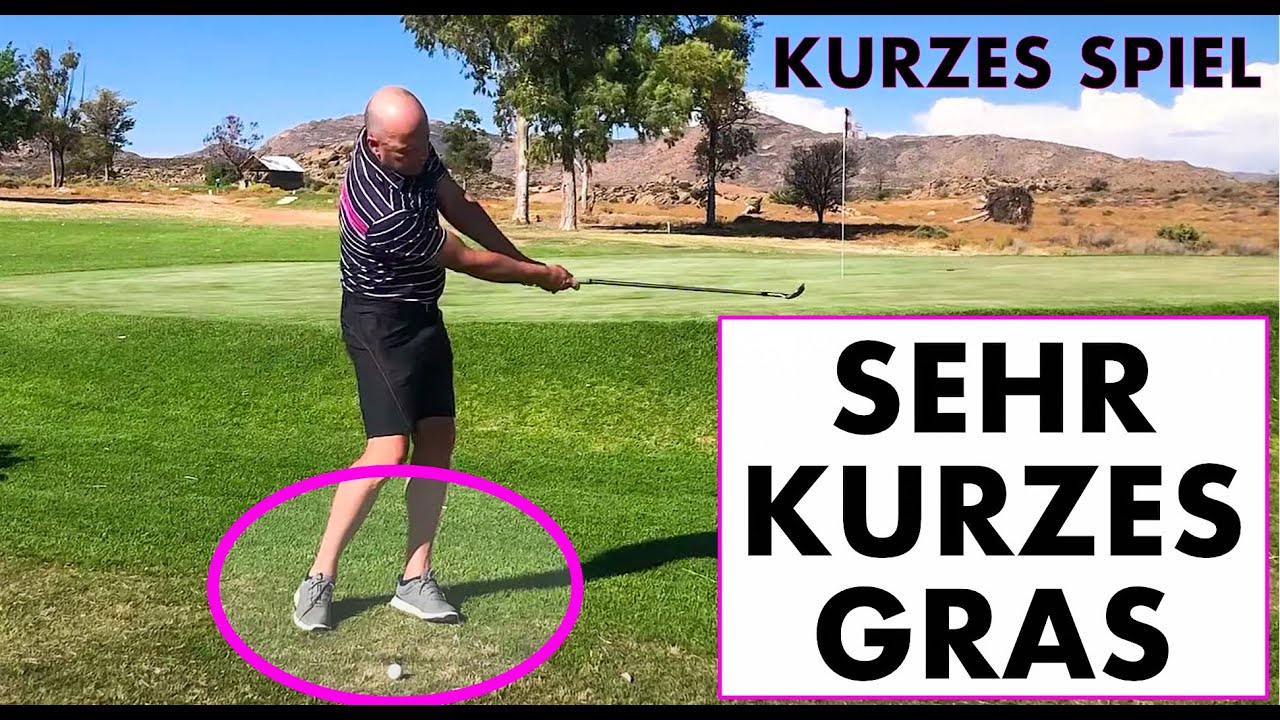 Kurzes Spiel : wenn es kaum Gras unter dem Ball gibt - Golf Masters Teil 2