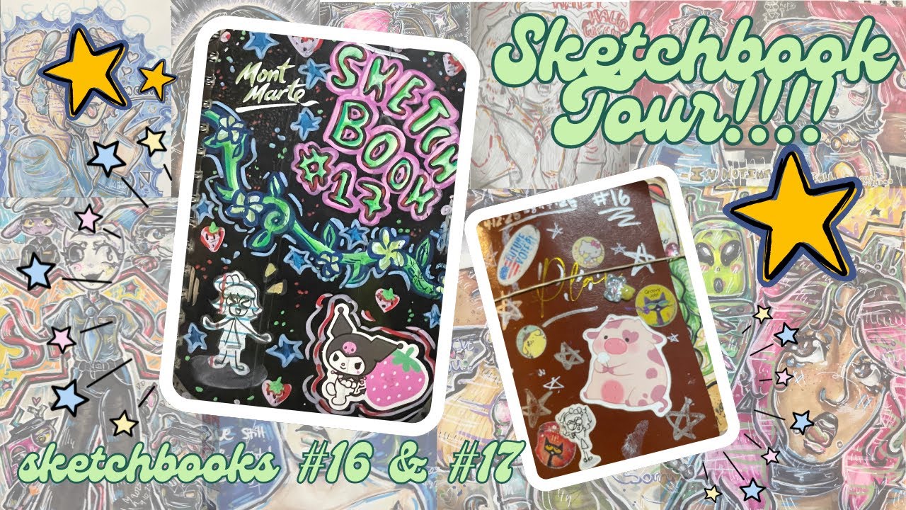 Sketchbook Tour!! (16-17) 