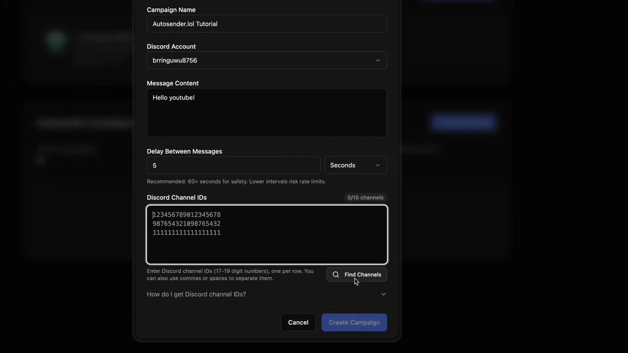 How to automatically send Discord messages | Autosender.lol