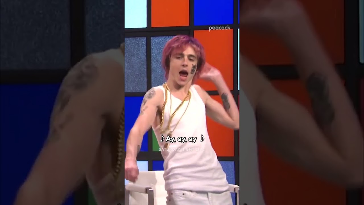 Pete and Timothee&rsquo;s &ldquo;Yeet Skrt&rdquo; going platinum 🏆 #SNL #PeteDavidson #TimotheeChalamet #Short