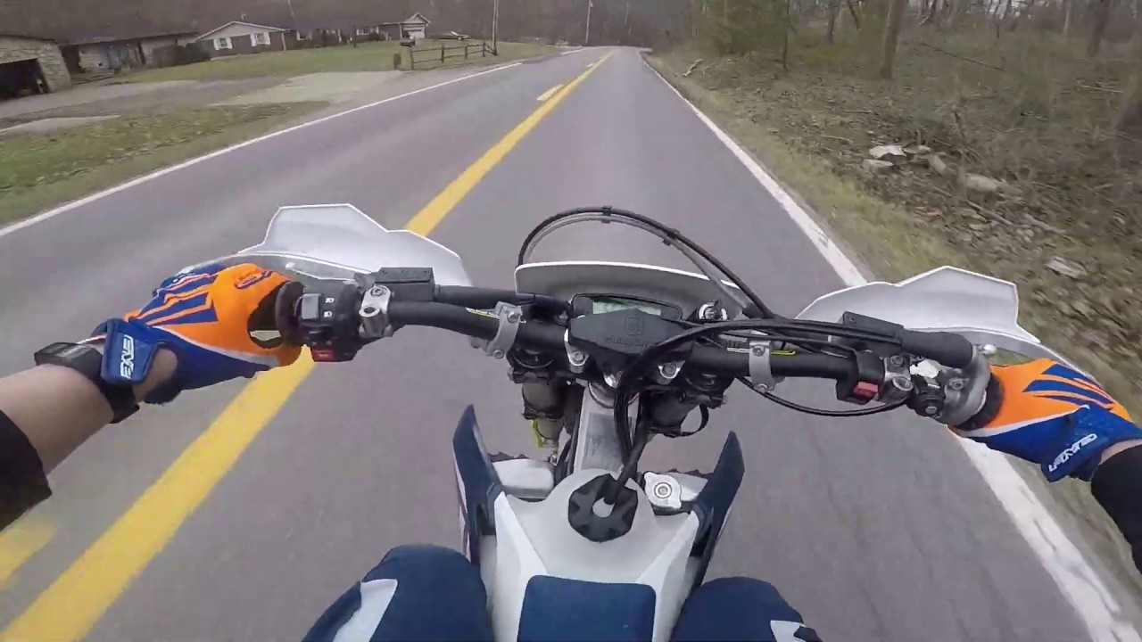 Test riding a  2018 Husqvarna FE450 Dual Sport !