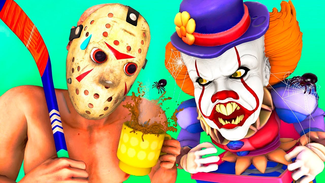 ПЕННИВАЙЗ vs ДЖЕЙСОН ВУРХИЗ (3D Анимация Пятница 13 Friday the 13th Оно)