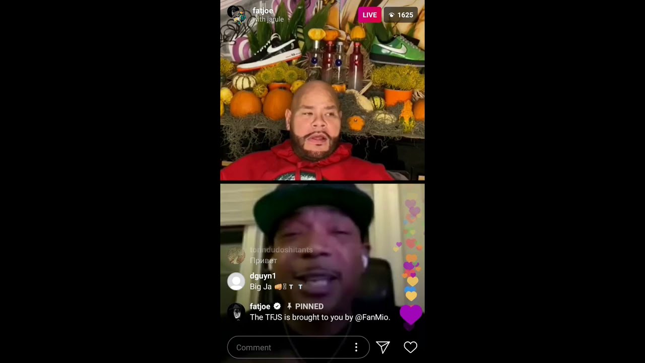 fatjoe IG live with jarule
