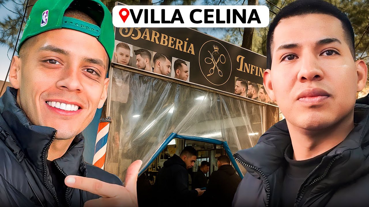VISITAMOS una BARBERIA en la VEREDA 💈 en Villa Celina