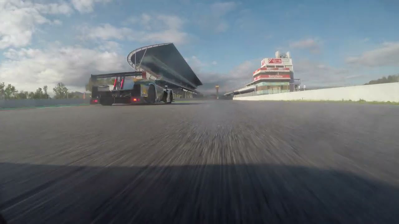 2021 ELMS Test - Nose camera onboard G-Drive Racing #26 (Aurus 01 - Gibson)