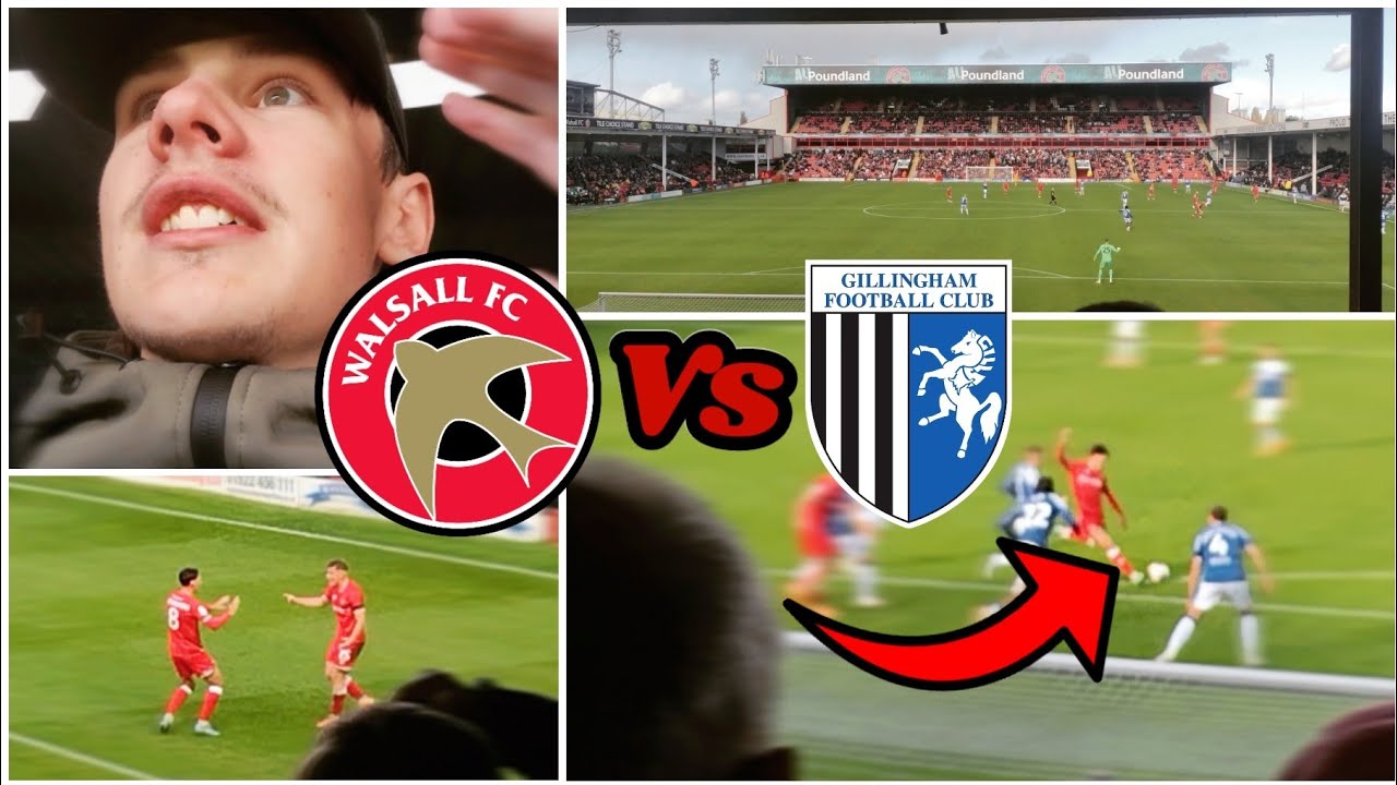 HAT-TRICK, SCREAMER, RED CARD IN 5 GOAL THRILLER | Walsall vs Gillingham