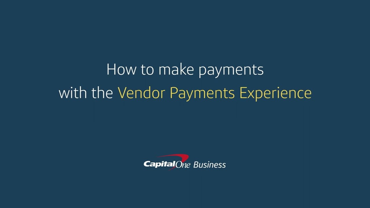 How to pay your vendors with your Capital One Business card