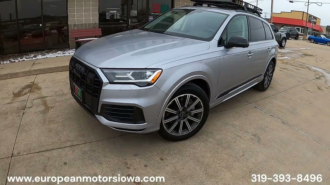 2022 AUDI Q7 QUATTRO PREMIUM PLUS 45 TFSI One Owner, Factory Warranty, 3rd Row Seating!