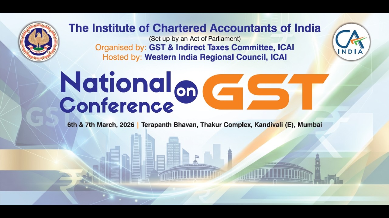 National Conference on GST 7th March 2026