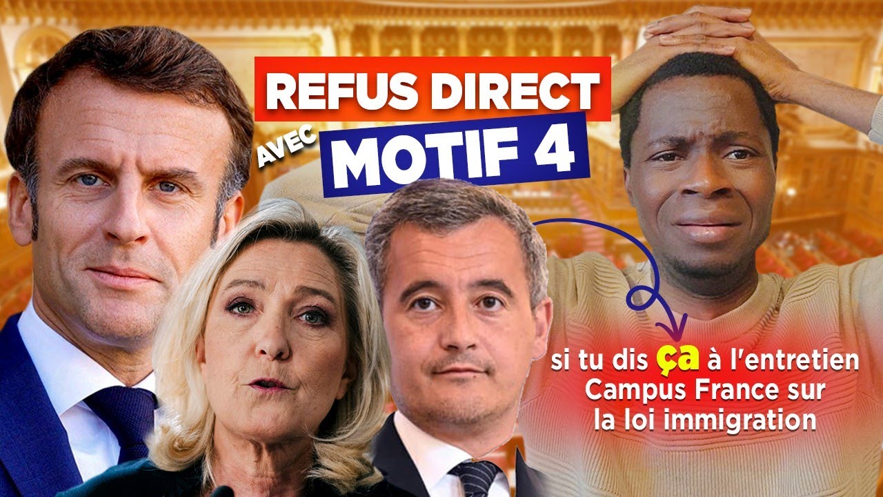 Entretien campus France et la loi immigration (nouvelles questions, r&eacute;ponses &agrave; conna&icirc;tre)