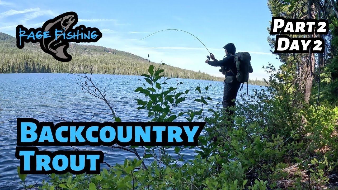 BACKCOUNTRY TROUT PART 2 - DAY 2 - SOLO 3 DAY WILDERNESS BACKPACKING IN OREGON WILDERNESS - 2025