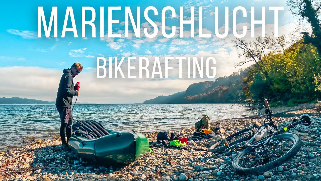 Bikerafting am Bodensee: Mit Fahrrad & Packraft zur gesperrten Marienschlucht