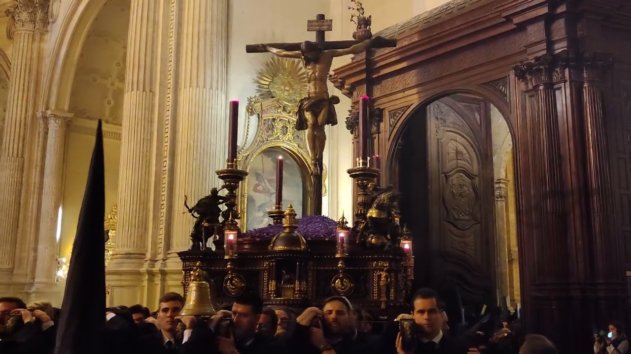 Cristo de la Redención entrando a Catedral (Málaga) 2023.
