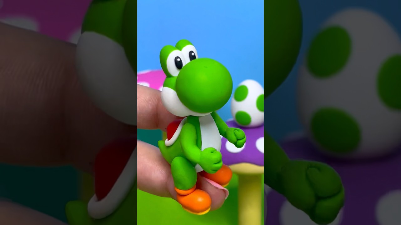 How to make Yoshi with Clay 