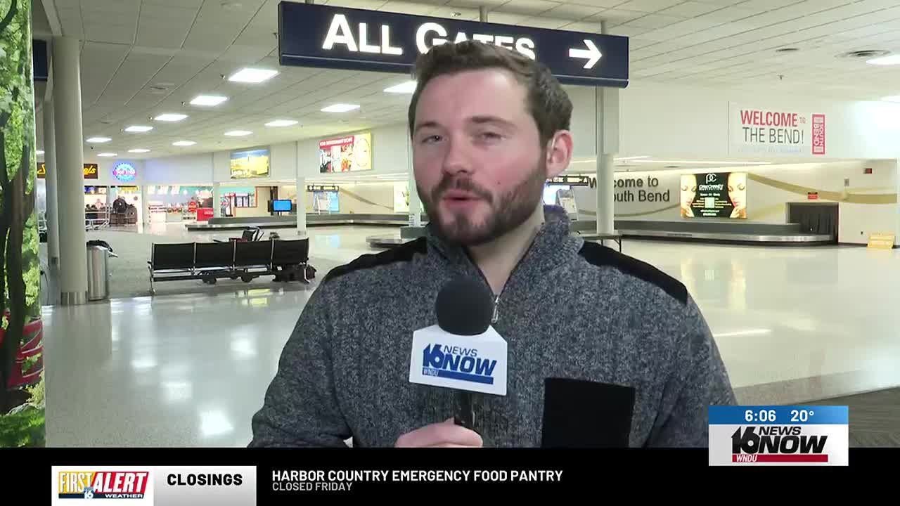 South Bend Airport maintenance crews working throughout snowstorm