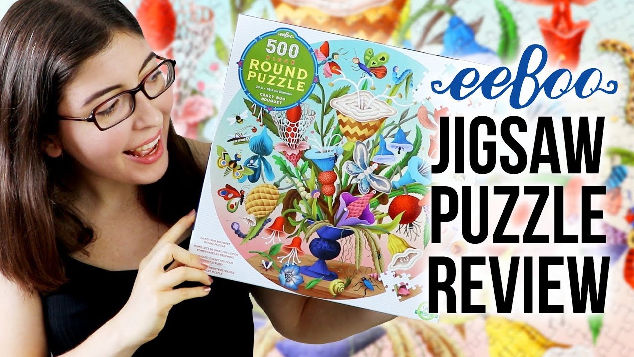 Jigsaw Puzzle Review: Eeboo 500 Piece Round Puzzles