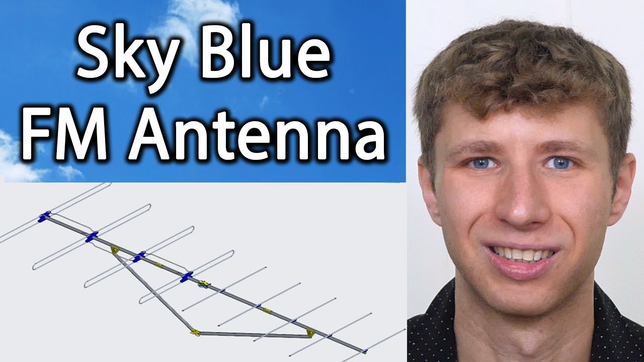 Sky Blue Long Range Outdoor FM Antenna from Ness Electronics