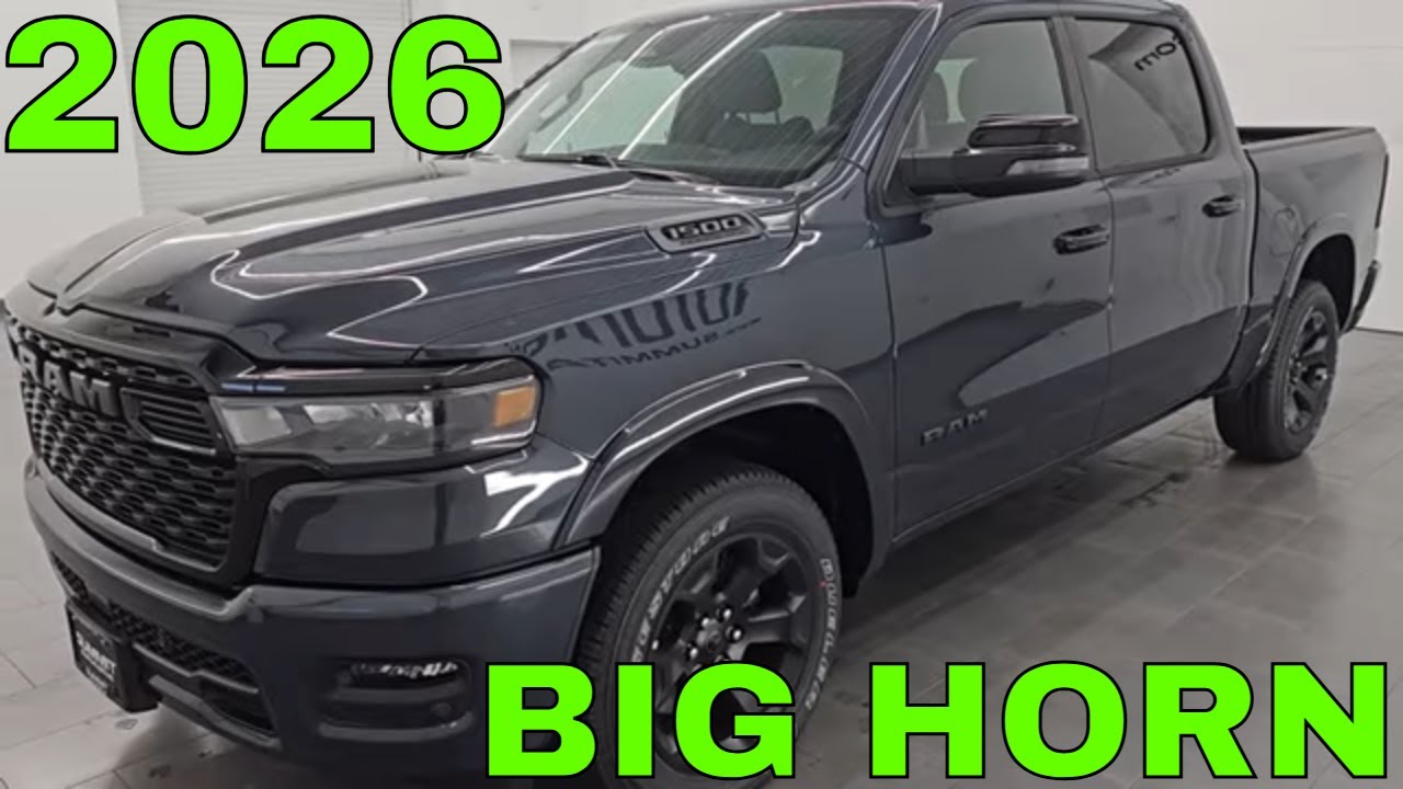 BRAND NEW 2026 RAM 1500 BIG HORN NIGHT FORGED BLUE 4K WALKAROUND 26T2 SOLD!