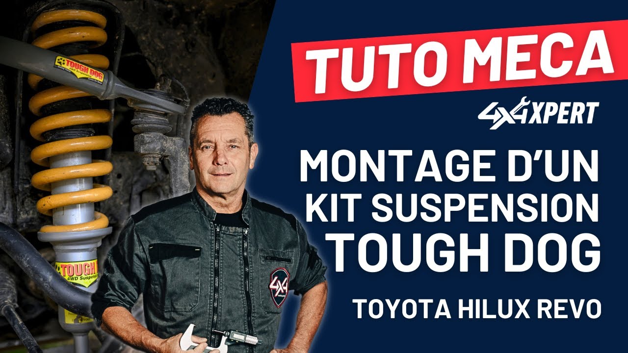 🛠 Comment monter un kit suspension Tough Dog sur un Toyota Hilux Revo 🛠