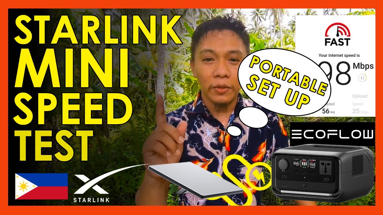 STARLINK MINI SPEED TEST UNBOXING & REVIEW | GUIDE HOW TO INSTALL AND SETUP