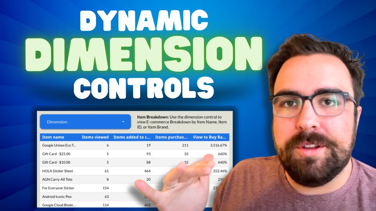 Control Dimensions of Every Chart & Build Robust Looker Studio Reporting