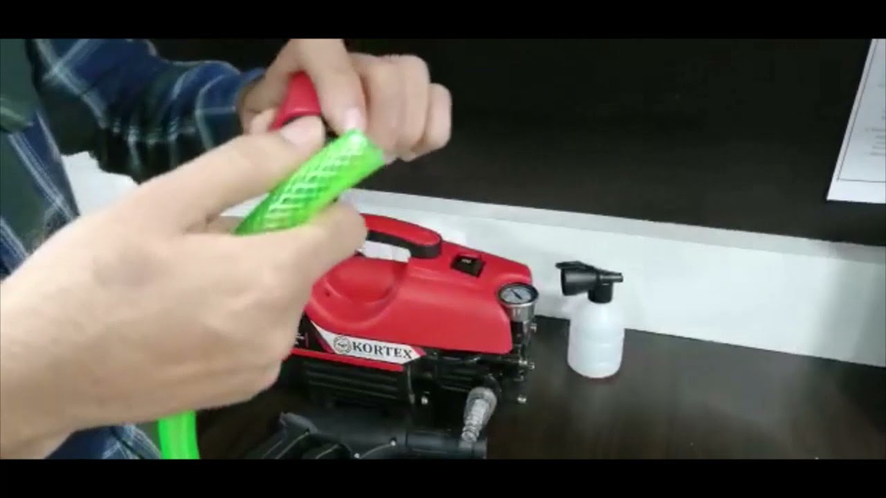 Kortex R5 - Portable High Pressure Car Washer Cleaner - Installation Process