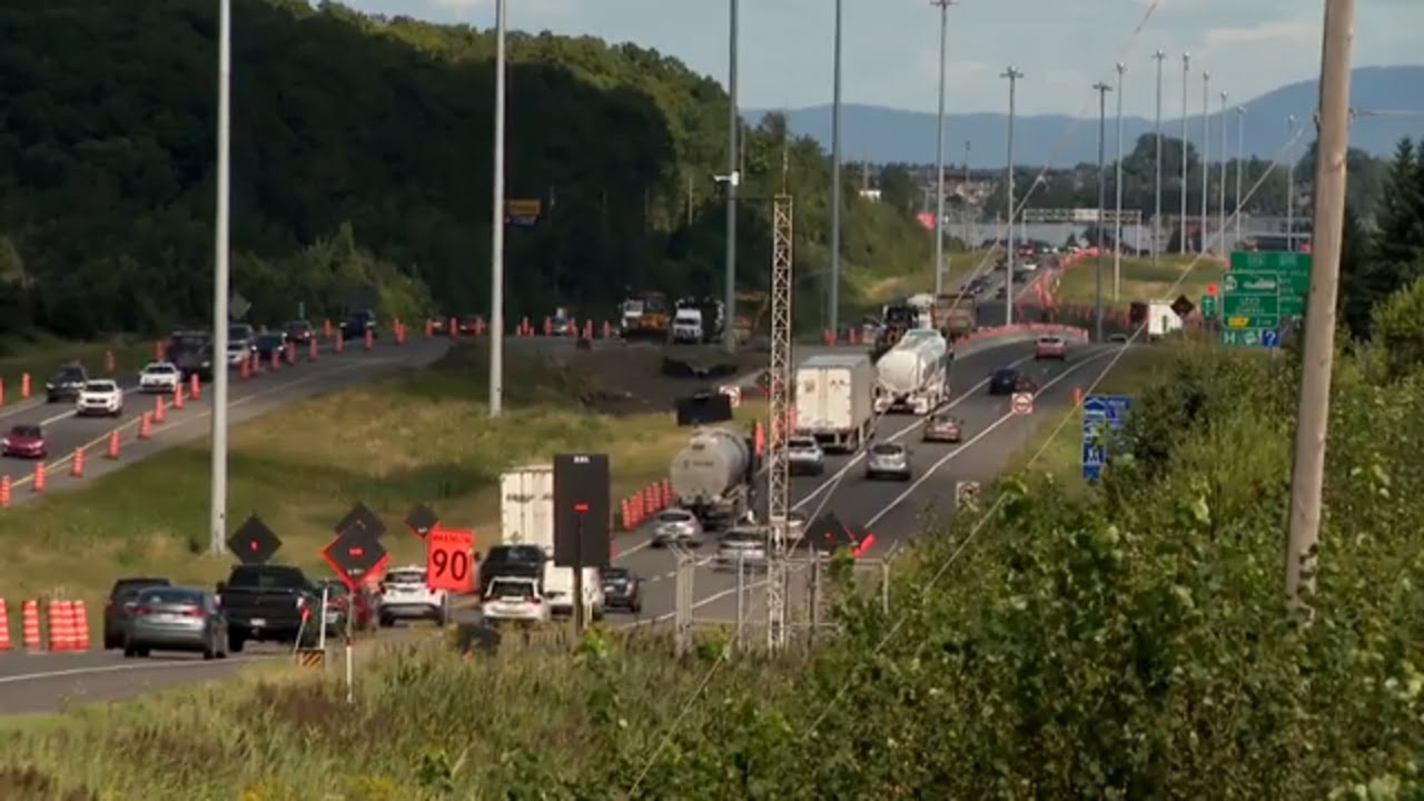 Le centre-ville de Lévis ralenti par plusieurs chantiers : reportage