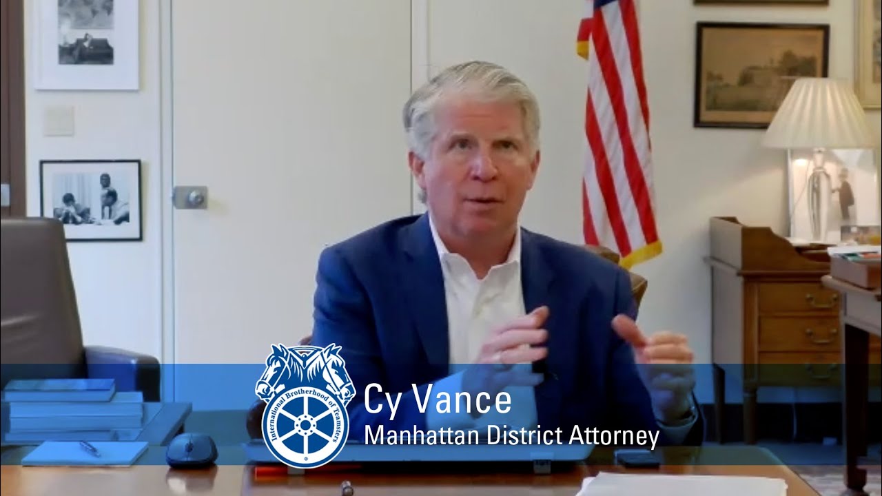 Reaching Out: Cy Vance, Manhattan District Attorney 10-14-2021