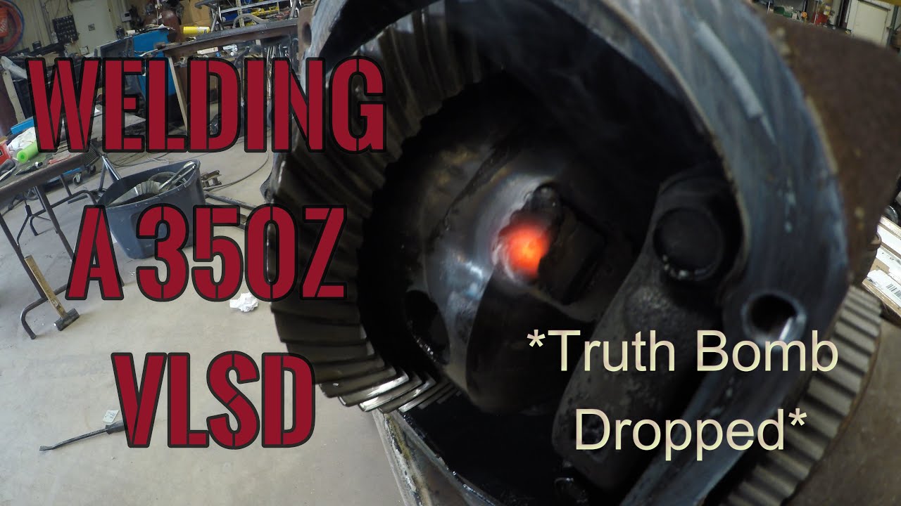 Welding up a VLSD Nissan 350z Differential, the right way.