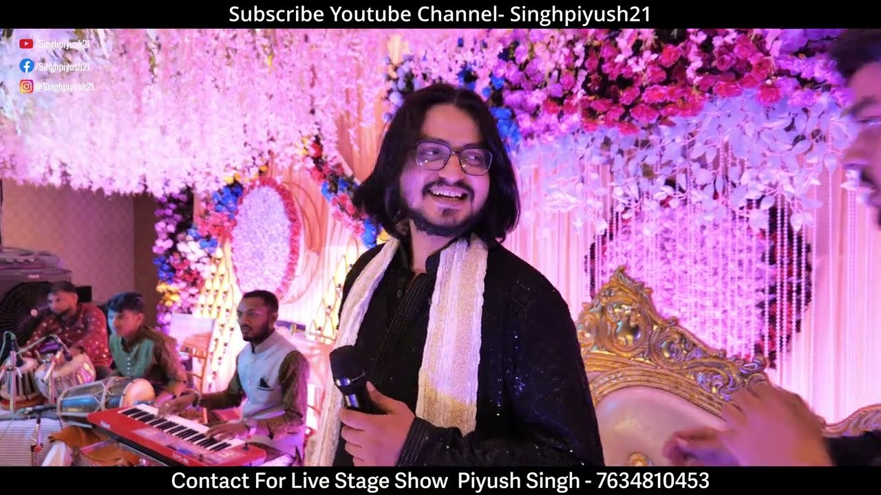 Tere Aane ki Jab Khabar Mehke Jagjit Singh Ghazal Patna StageShow  by Piyush Singh @piyushsinghfilms