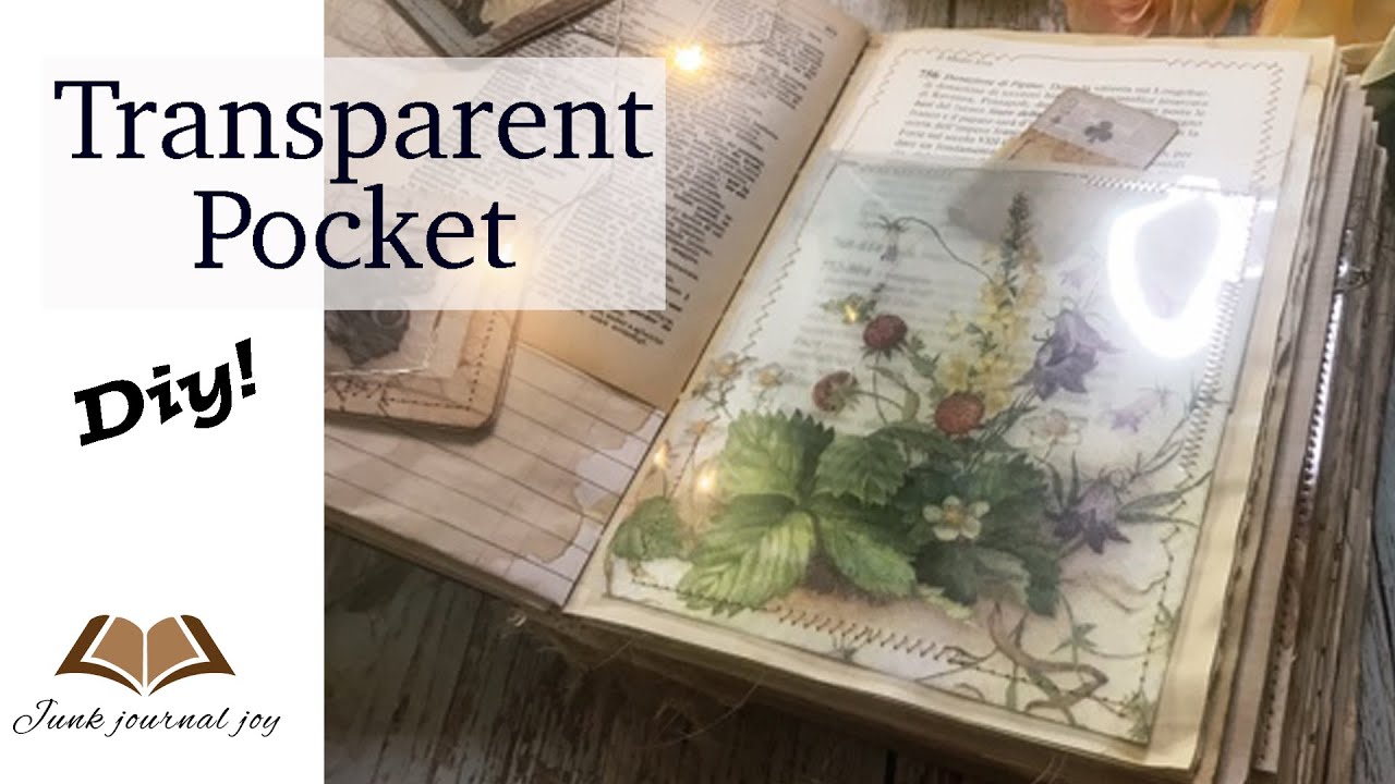 How to Make Easy and Cheap Transparent Pockets | JJ#170