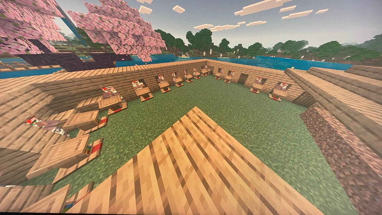 I made a TRADING HALL!