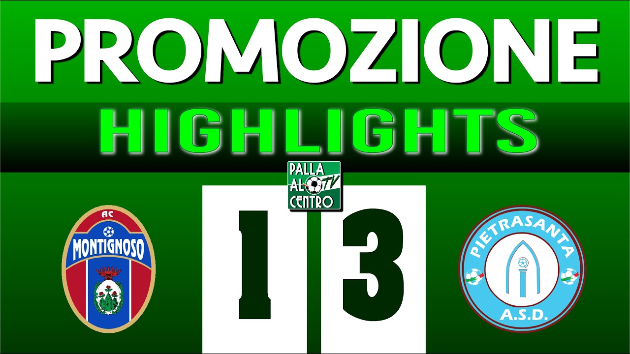 HIGHLIGHTS | Montignoso - Pietrasanta 1-3 del 8/3/2026