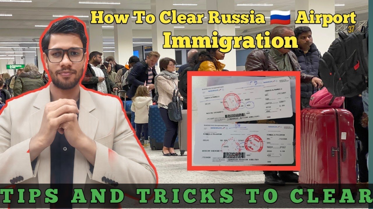 How to clear Russian🇷🇺 Airport immigration ✈️ || questions Answers on Moscow Airport || 