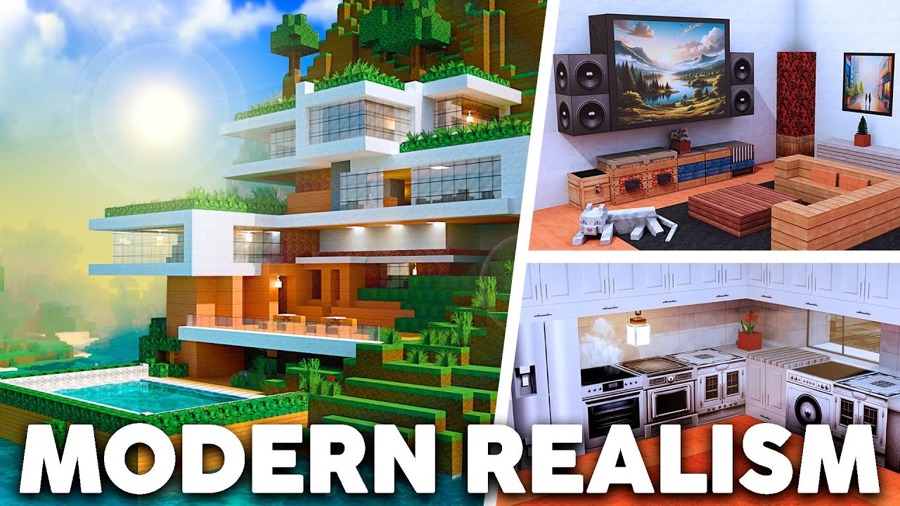 Modern Realism x128/x64 Texture Pack : A Minecraft Marketplace Trailer