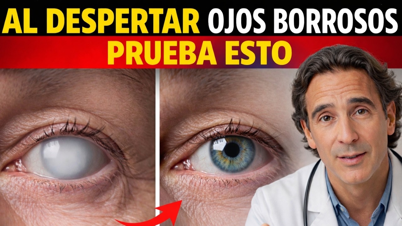 ¿Te levantas con los ojos borrosos? Este ritual nocturno puede aclarar tu vista después de los 60