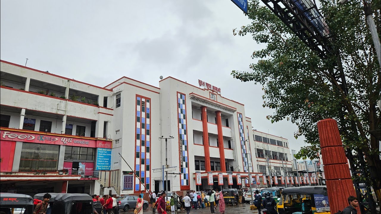 First Train Journey after Covid (walkaround Surat Railway station)