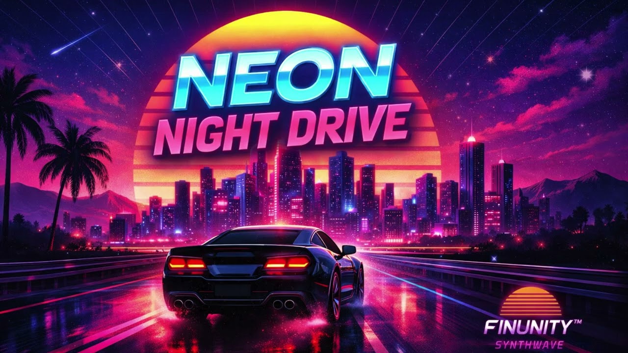 🌌 NEON NIGHT DRIVE – FINUNITY™ SYNTHWAVE #SYNTHWAVE #NIGHTDRIVEMUSIC #RETROWAVE