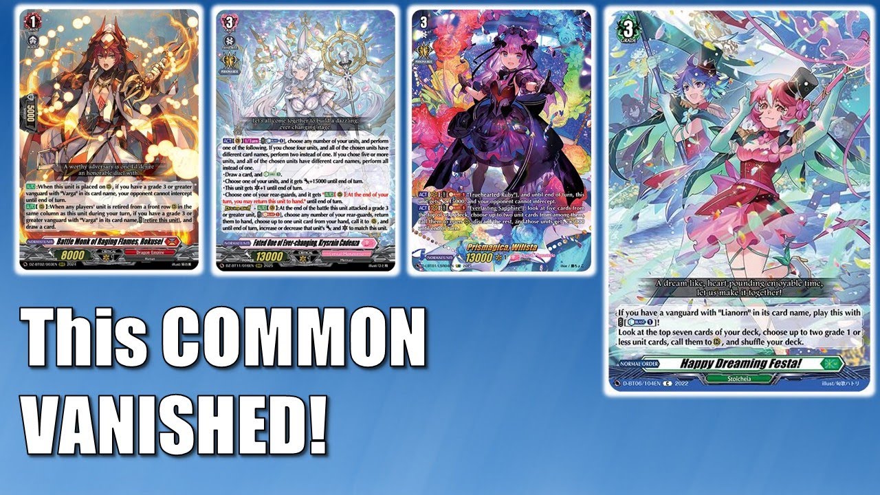 Мы только начали новый год, и эта обычная карта исчезла! - Cardfight Vanguard DivineZ Market Watch