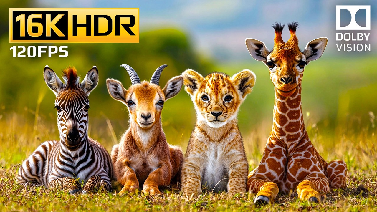 Baby Animals OLED Demo HDR 16 Video Ultra HD Dolby Vision&trade; 60fps