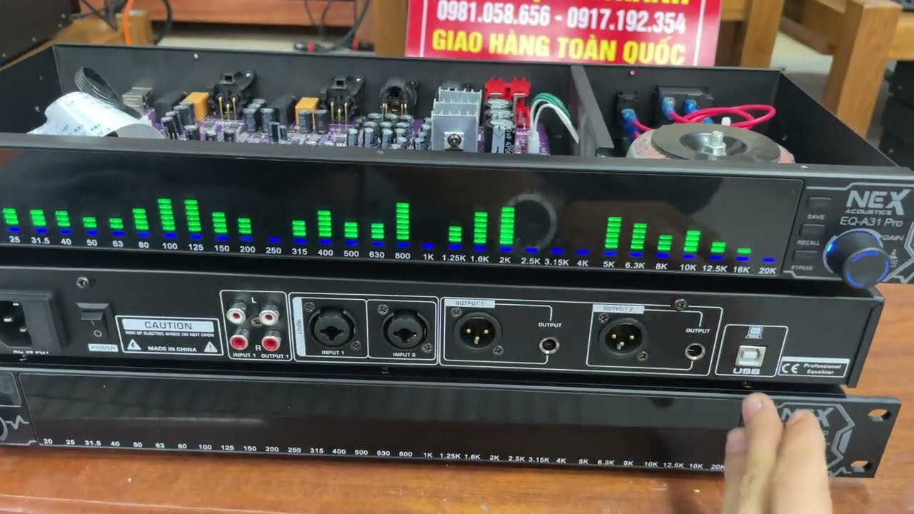 Lọc xì số CAO CẤP NEX EQ-A31 Pro | Chip xử lí DSP cực chất | 1tr5 | Quyết Audio 0981058656