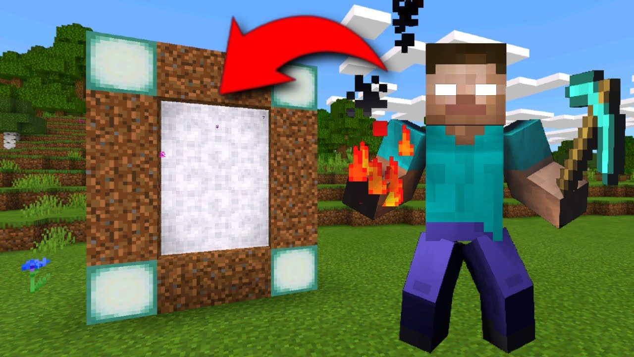 How To Make A Portal To The Herobrine Dimension in Minecraft!!!