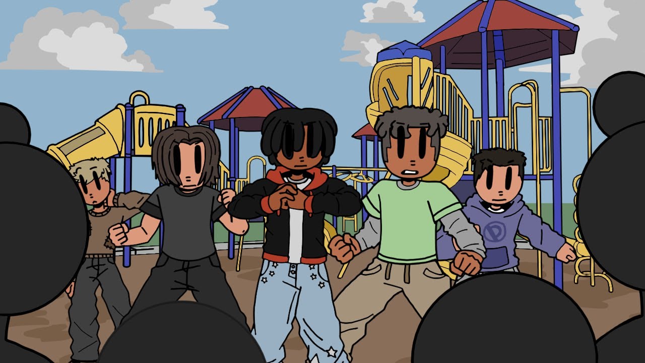 1 игровая площадка 2 группы друзей