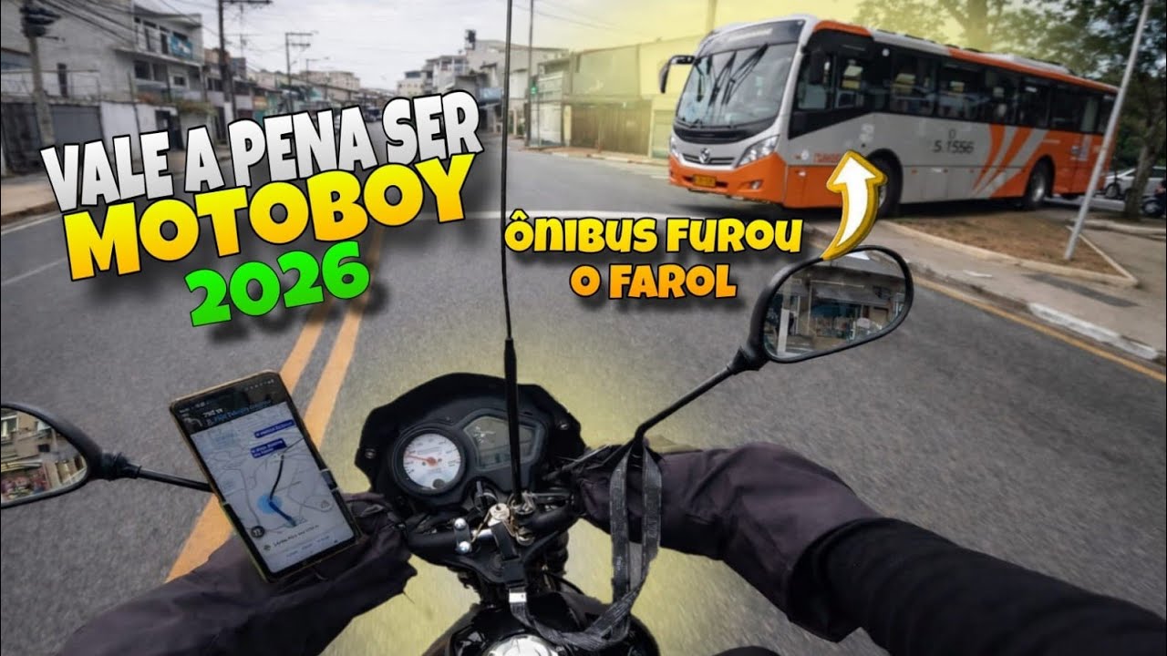 VALE A PENA SER MOTOBOY EM 2026, FUI CONTAR A MINHA EXPERIÊNCIA E QUASE ....