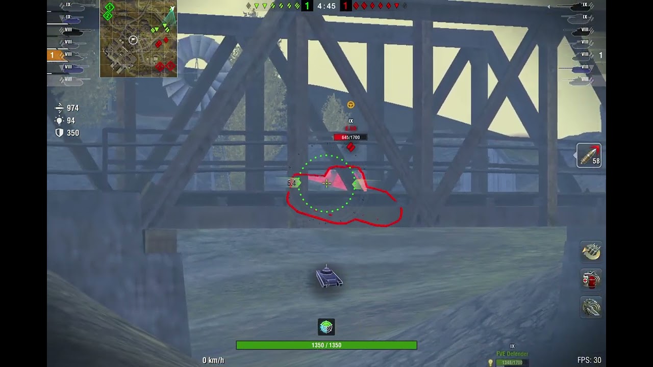 O-47 Phoenix corner sniping for 2K damage